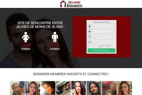 Site de rencontre jeune pour les moins de 35 ans